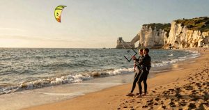 kitesurf en normandie: spots romantiques pour couples