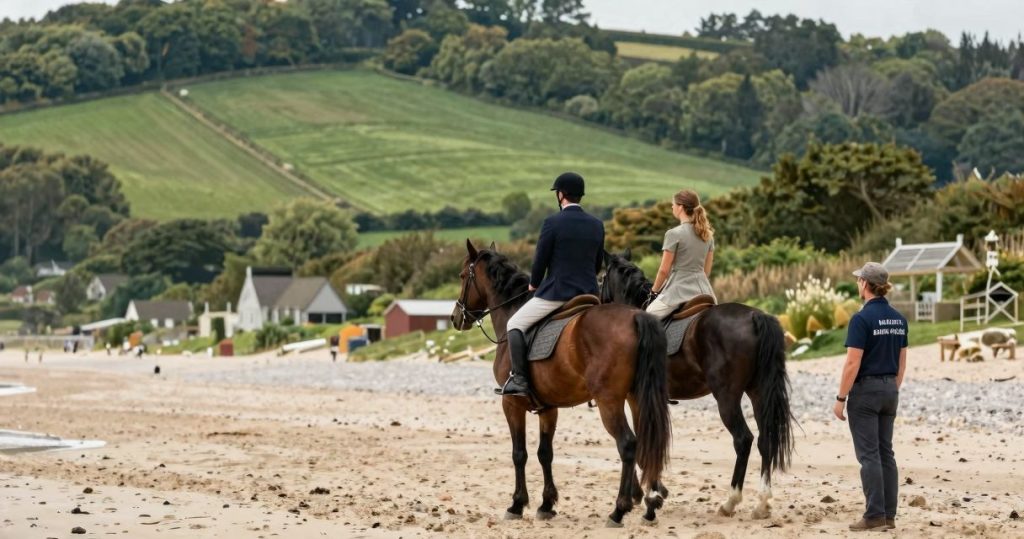 Équitation en amoureux en normandie: balades romantiques